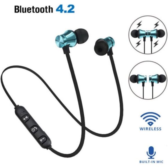 5pcs Earphone In-Ear Headset Wireless Bluetooth Headphone Headphones Earbuds - Picture 3 of 5